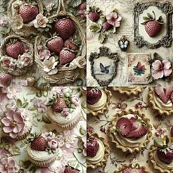 Бумажные подушечки для скрапбукинга&nbsp;DIY-H177-02C