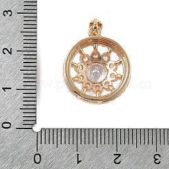 Латунные микро проложить кубического циркония подвески&nbsp;KK-W795-14KCG