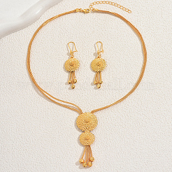 Комплекты из серег и ожерелий с кисточками из сплава цветов для женщин&nbsp;VG1316