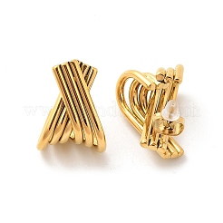 Серьги-гвоздики из нержавеющей стали 304&nbsp;EJEW-M073-02G