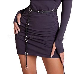 Кольцо из сплава с цепочкой из искусственной кожи для женщин&nbsp;FS-WGE032D-01