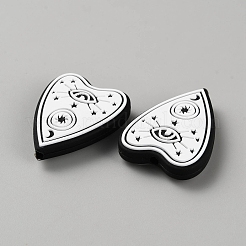 Силиконовые фокусные бусины в готическом стиле&nbsp;LS-SIL-CJC0015-02A