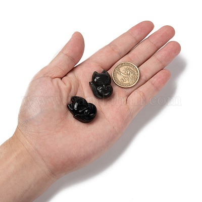 Природные подвески обсидиана&nbsp;G-G660-03-1