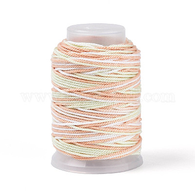35 м окрашенный сегментный хлопковый шнур для макраме&nbsp;OCOR-T017-06B-1