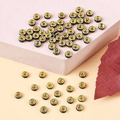 Латунь марки А горный хрусталь Spacer бисер&nbsp;RSB034NF-04G-1