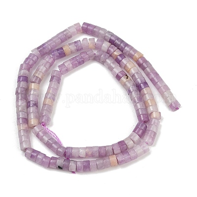 Натуральный лепидолит / пурпурный слюдяный камень бисер пряди&nbsp;G-H230-80-1