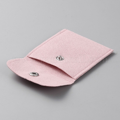 Квадратная бархатная шкатулка для драгоценностей с кнопкой CON-WH0088-77A-02-1