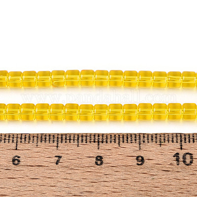 Прозрачные стеклянные бусины&nbsp;GLAA-N065-4x4mm-A02-1