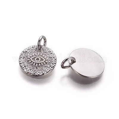 Латунные подвески с неровной поверхностью&nbsp;LS-KK-I656-04P-1