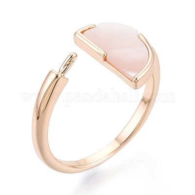 Полукруглая форма латунная оболочка манжета кольца настройки&nbsp;LS-KK-T076-64G-1