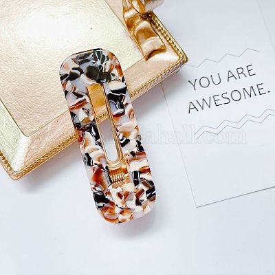 Модная заколка из ацетата с каплевидной челкой – элегантная&nbsp;ST6524968-1