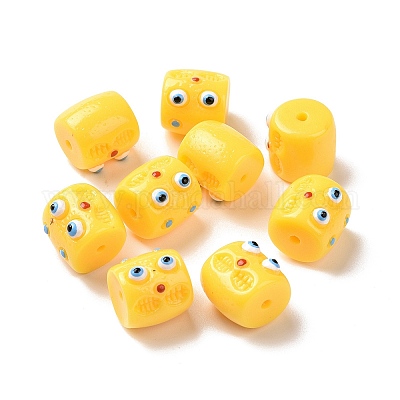 Хэллоуин непрозрачные бусины из смолы&nbsp;LS-RESI-E023-01E-1