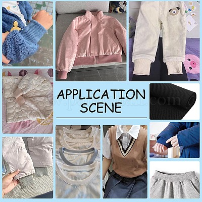 Хлопчатобумажная ткань в рубчик&nbsp;AJEW-WH0816-226C-1