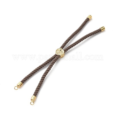 Изготовление браслетов из хлопка KK-F758-03-06-G-1