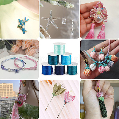 6 рулон 6 цвета 6-слойная полиэстеровая металлизированная нить&nbsp;OCOR-TA0003-11E-1