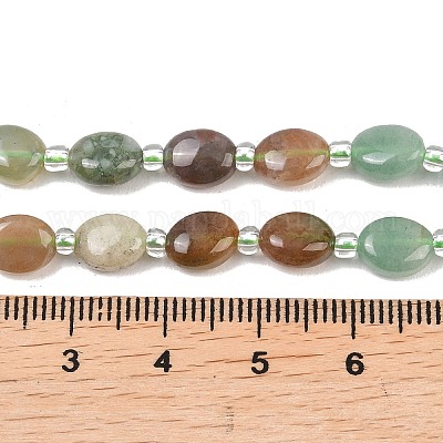 Нити из натурального индийского агата&nbsp;G-Z135-A02-1