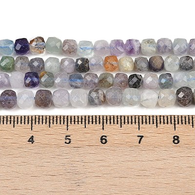 Природного флюорита бисер нитей&nbsp;LS-G-L628-D06-01-1