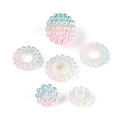 Имитация жемчуга акриловые&nbsp;OACR-T004-15mm-03-1