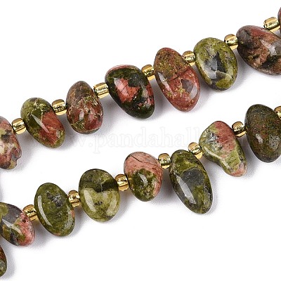 Природные Unakite бисер нитей&nbsp;G-Z091-A33-1