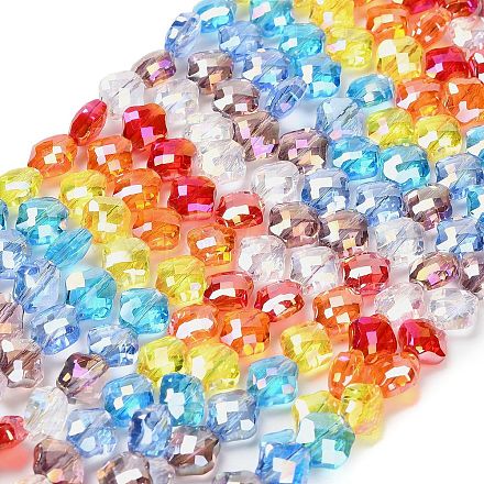 Гальванические стеклянные бусины&nbsp;EGLA-P067-04A-02-1