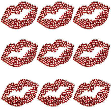 Стразы из смолы для губ hotfix (клей-расплав на обратной стороне)&nbsp;DIY-WH20013-44-1