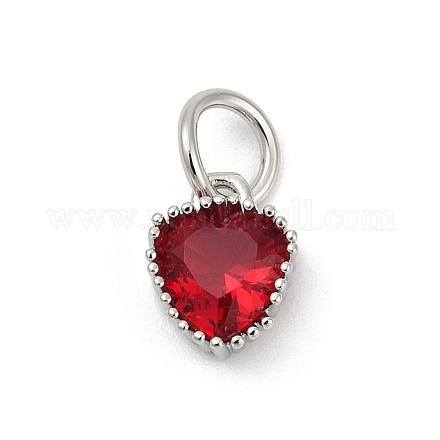 Латунные микро проложить кубического циркония подвески KK-H204-01P-07-1