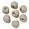 Rubberized Acrylic Beads, Round, Suzumaru Beads, Top Drilled, Tan, 18x18x18mm, Hole: 3mm