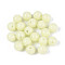 Luminous Glass Glow in the Dark Beads, Round, Honeydew, 6mm, 20pcs/bag