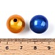 Лакированные бусины из акрила &nbsp;MACR-Q154-14mm-01M-01-3