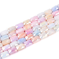 Антикоррозийные гальванические стеклянные бусины&nbsp;GLAA-T025-29F