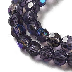 Гальванизируйте прозрачное стекло бисер нитей&nbsp;LS-EGLA-A035-T4mm-L15