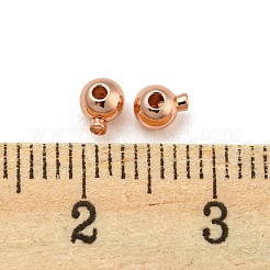 Зажимные бусины из латуни&nbsp;KK-Z030-16A-RG