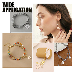 200шт 2 цвета латунные подвески&nbsp;KK-DC0002-36