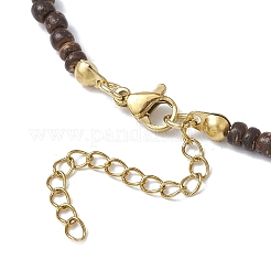 4 шт. 4 стиля ожерелья с подвесками из натуральных ракушек с гальваническим покрытием&nbsp;NJEW-JN05221