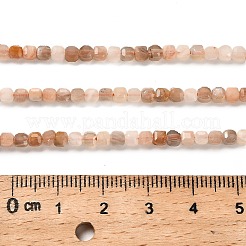 Натуральный Sunstone бисер пряди&nbsp;LS-G-RM2025-32C-03