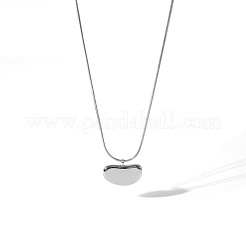 Ожерелья с подвесками из нержавеющей стали Bean 304 для унисекс&nbsp;AA3662-2