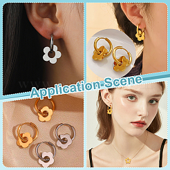 12шт 2 цвета подвески из нержавеющей стали&nbsp;STAS-WR0001-45