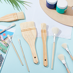 9 шт. 9 стиля керамической глазури кисти&nbsp;DIY-BC0012-92