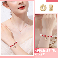 50 шт. Латунные бусины&nbsp;KK-BBC0012-09A