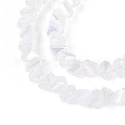 Гальванические стекляныне бусины&nbsp;GLAA-N023-4mm-31