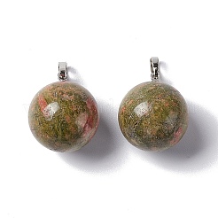 Природные подвески Unakite&nbsp;G-G926-02P-04
