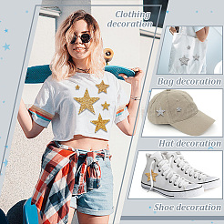 42 шт. 10 стиля звездочки блестящие стразы горячей фиксации&nbsp;FIND-PH0017-02