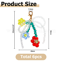 6 шт. пластиковые подвески для обуви&nbsp;DIY-HS0002-11