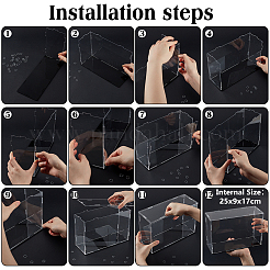Прозрачные акриловые витрины&nbsp;DIY-WH0430-810B
