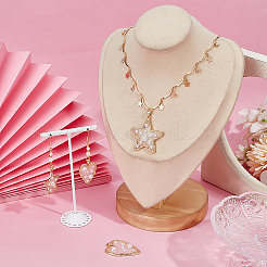 4 шт. 4 стиля подвески из латуни и эпоксидной смолы&nbsp;KK-PH0013-72