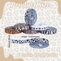 6 рулон полиэстеровых лент с двухцветной печатью&nbsp;OCOR-PH0007-09