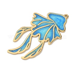 Эмалевые подвески из нержавеющей стали 304 на тему океана&nbsp;LS-STAS-G373-01A-01