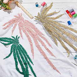 4 шт. 4-х цветные аксессуары для вышивки из полиэстера&nbsp;DIY-NB0008-29A