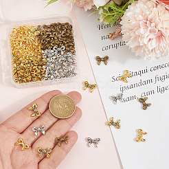 120 шт. 4-х цветные бусины в тибетском стиле&nbsp;FIND-PA0001-19