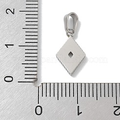 Ионное покрытие (ip) 304 нержавеющая сталь микропаве кубический цирконий подвески&nbsp;STAS-Z107-06P-07